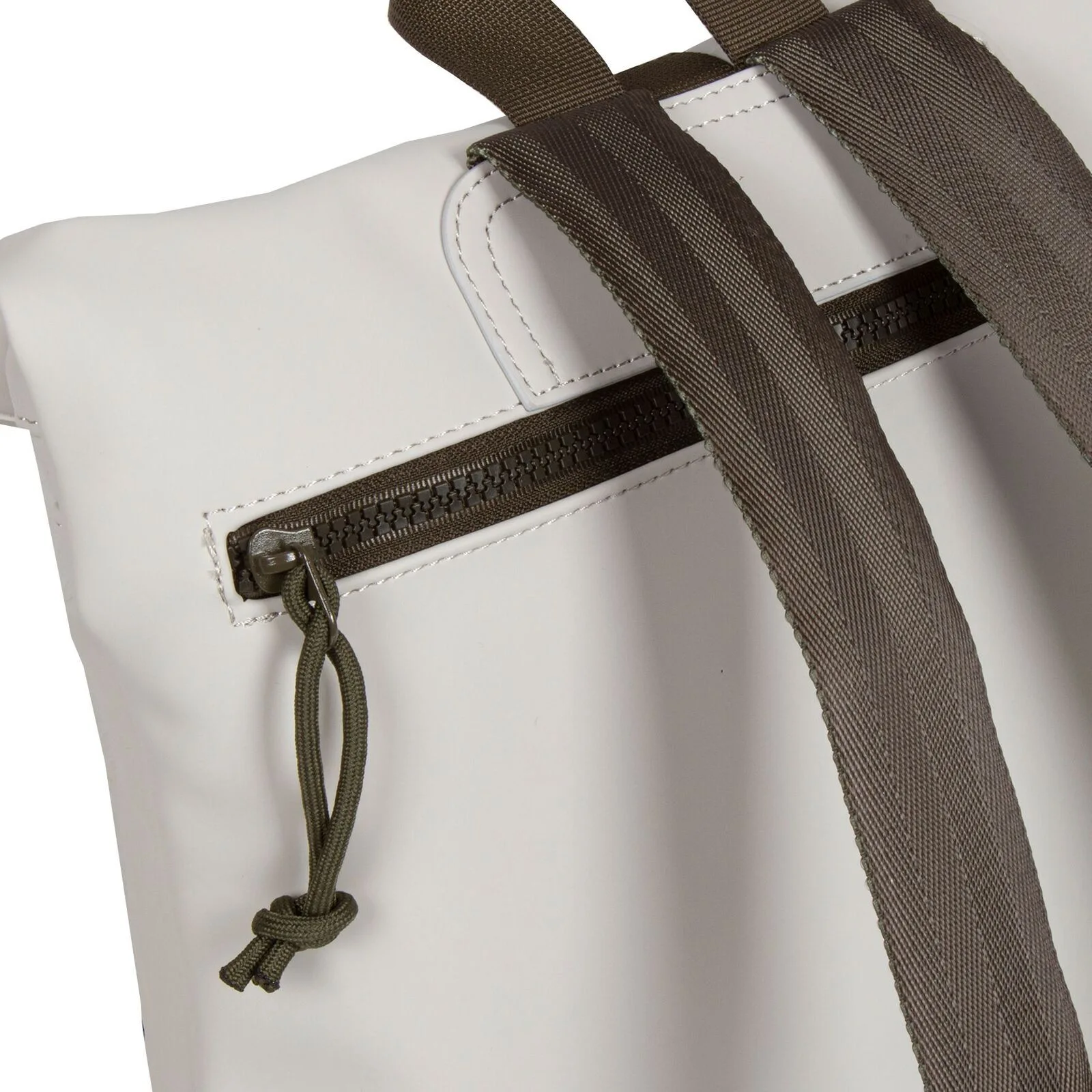 7WNjktGI Tim - Los Angeles Rolltop Mini Rucksack beige/olive