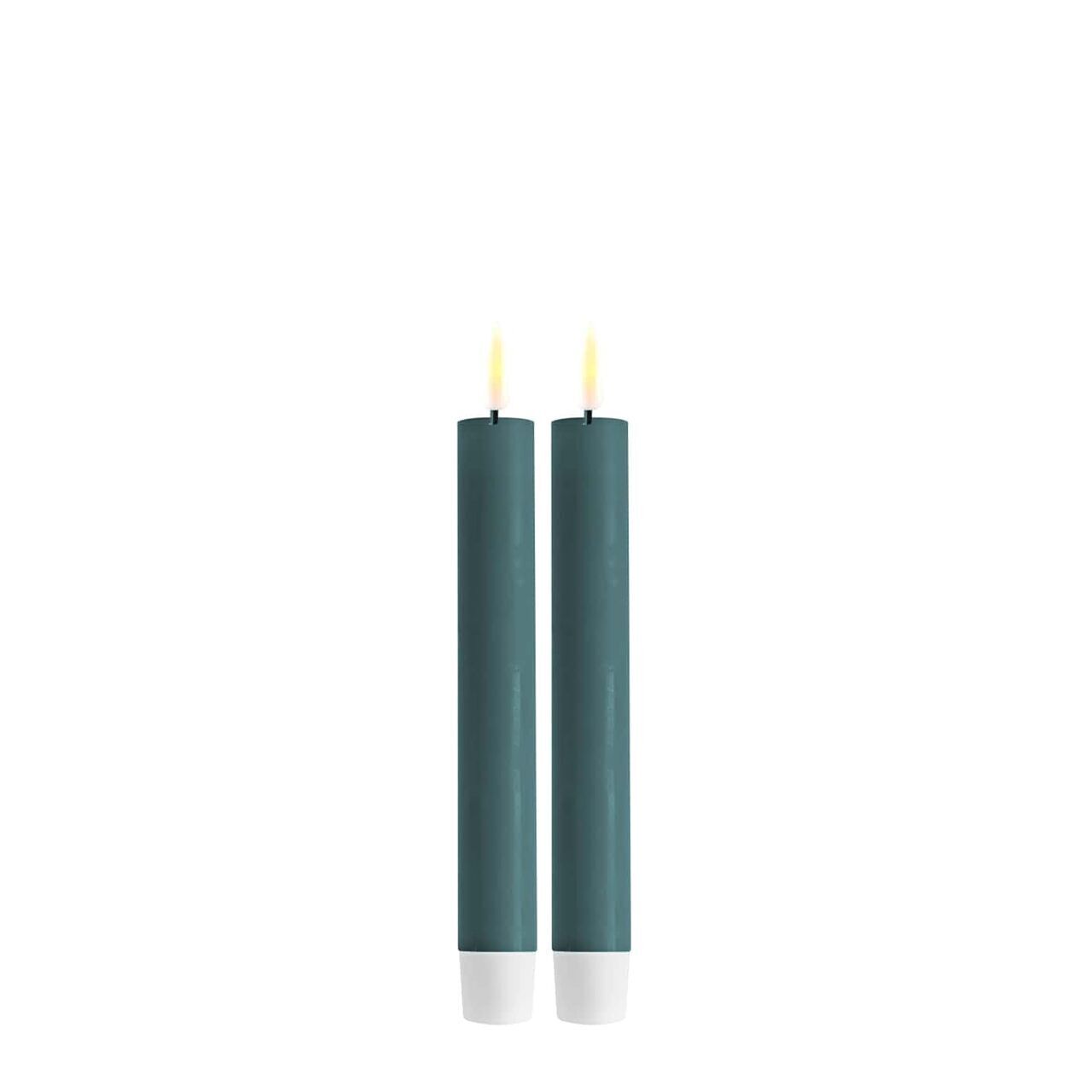 2021-RF-0344 Stabkerze LED 15 cm jade 2 Stück