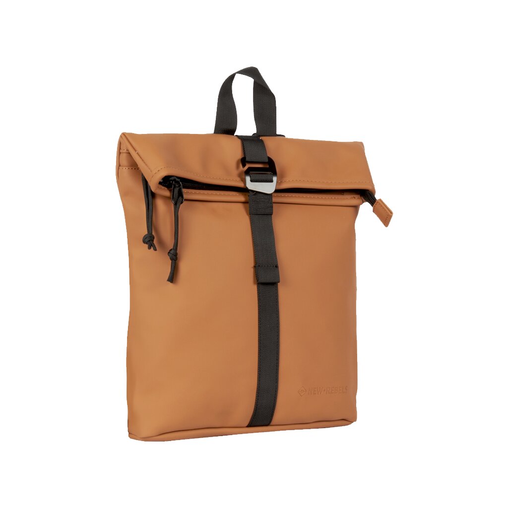 Mart - Los Angeles Rolltop Mini Rucksack cognac