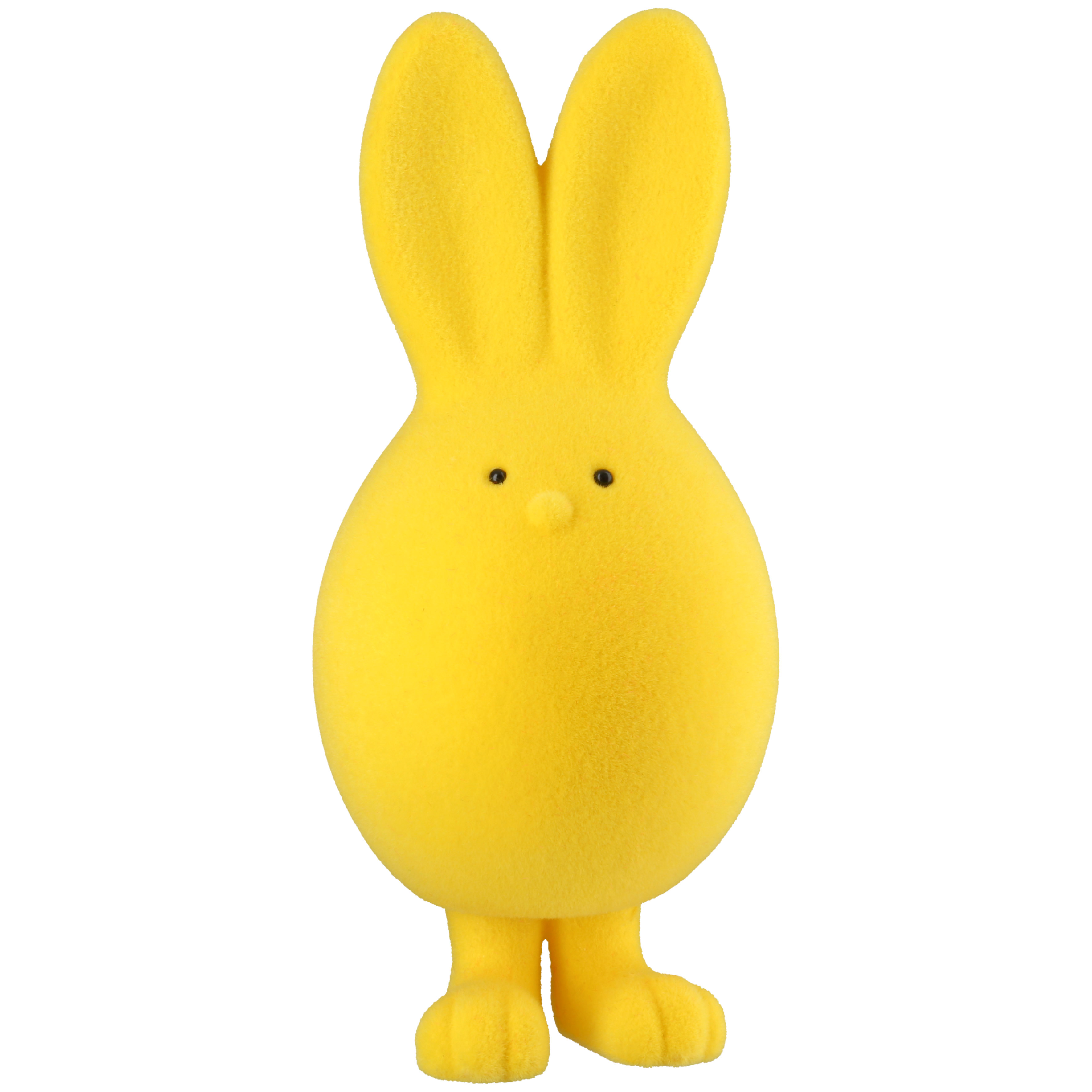 Dekofigur Hase Egbert gelb 18,5cm