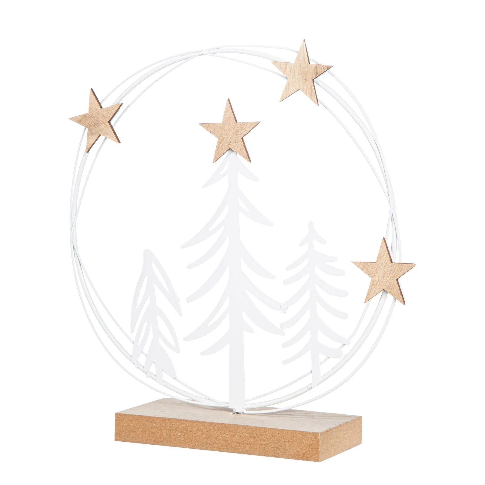 Deko Aufsteller Standrelief White Forest 22cm Sternsymbol, Symbol