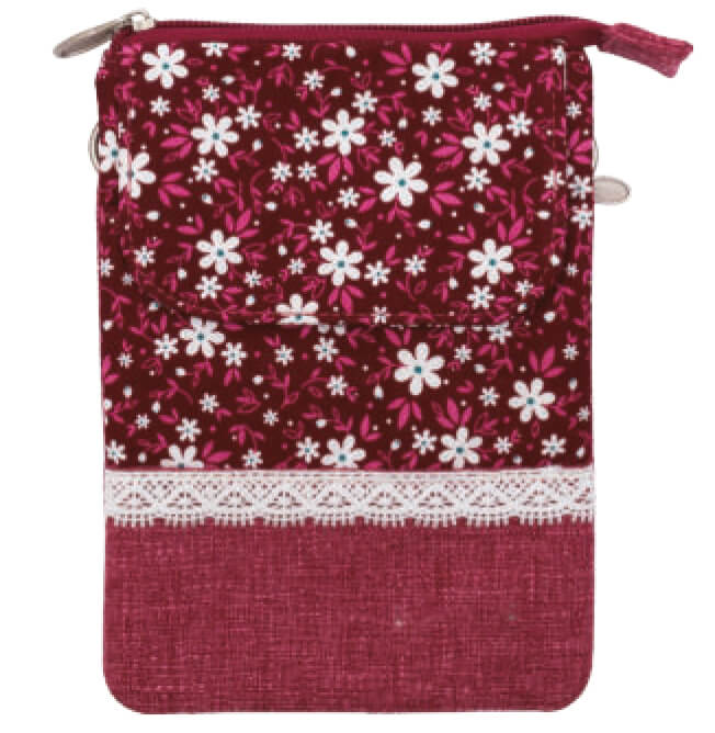 Patchwork Handtasche Umhängetasche (Berry 090)
