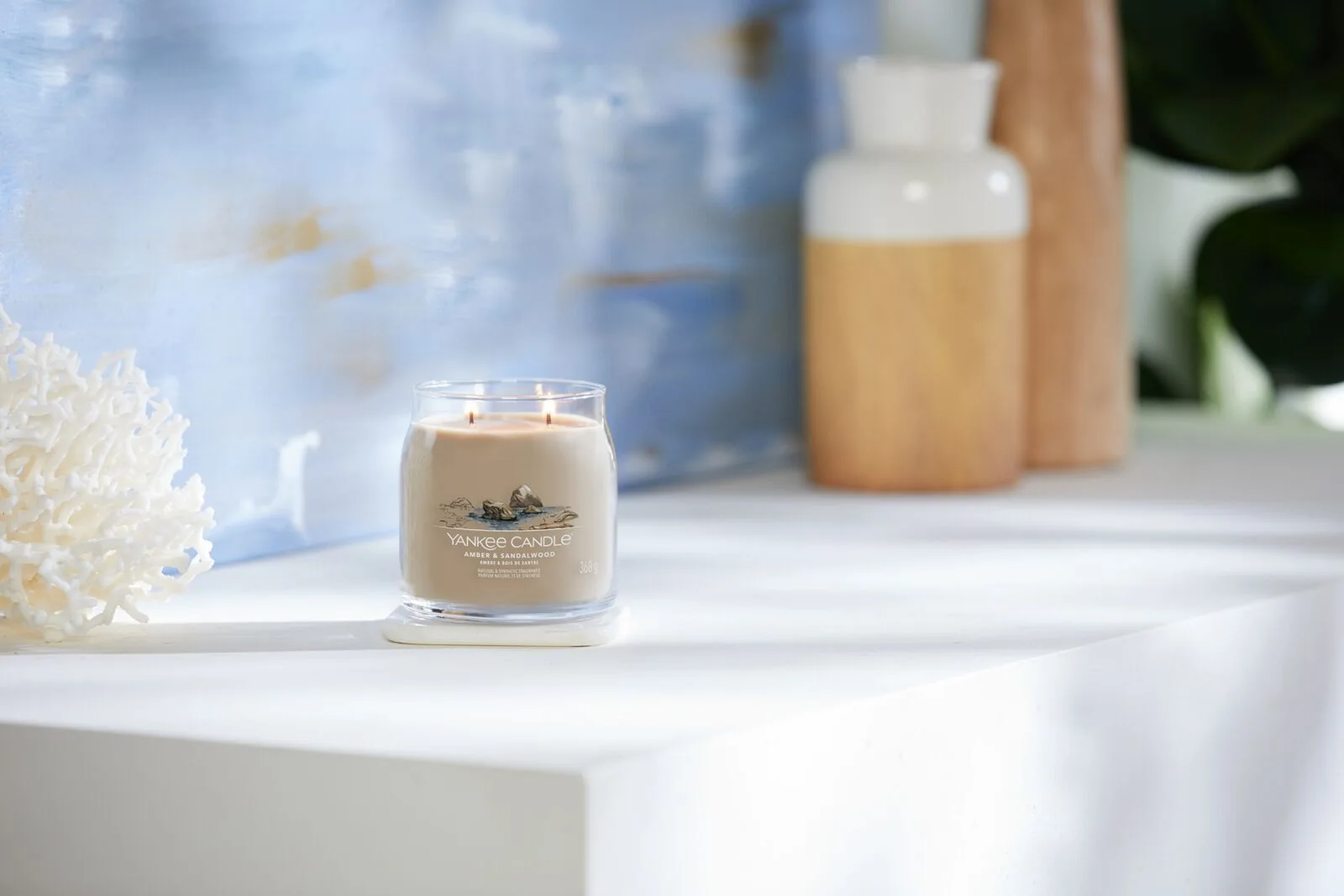 Amber-Sandalwood_Enviro-3 Amber & Sandalwood Signature Medium Jar 368g 2-Docht