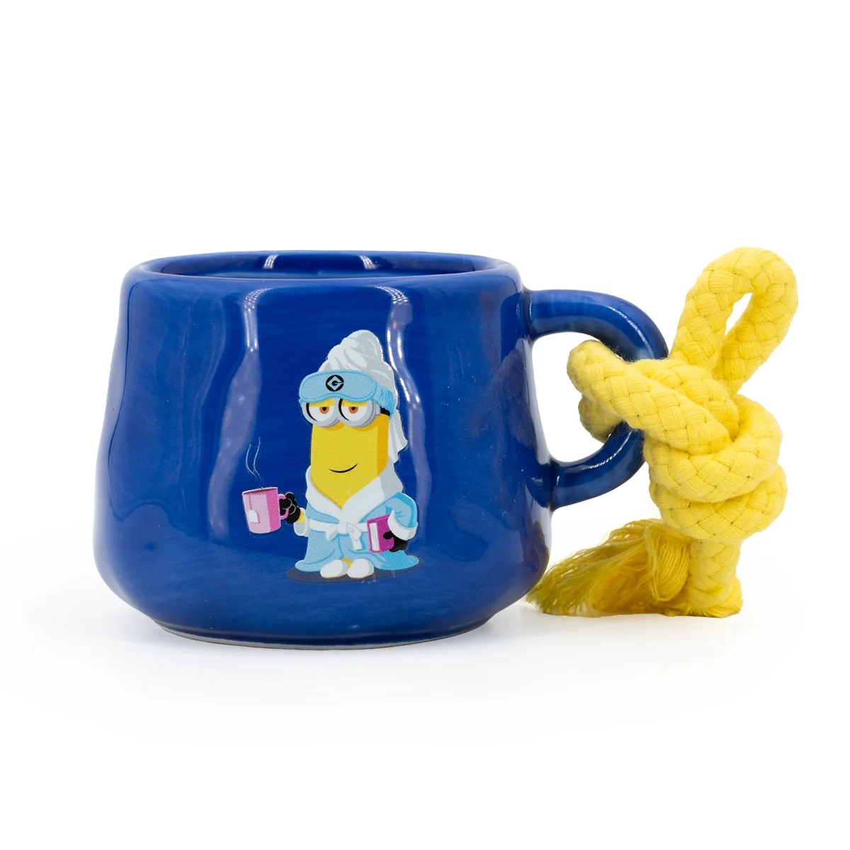 Kevin - Minions™ Duftkerze 200g in Tasse mit Kordel