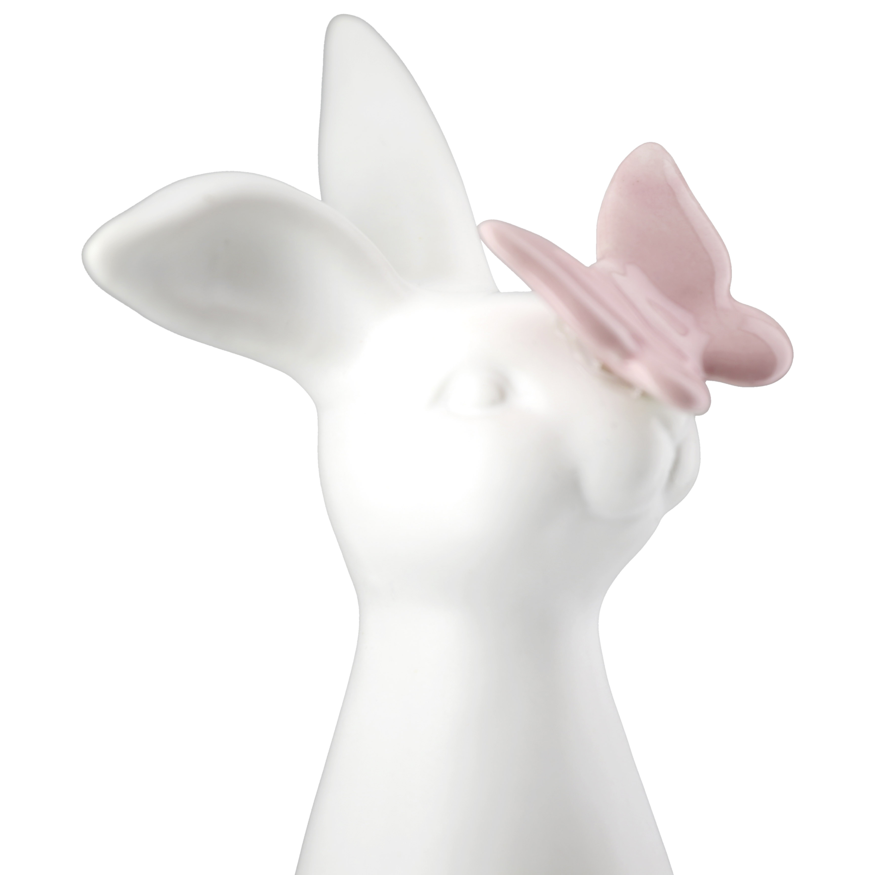 Dekofigur Hase Isa Porzellan 21cm