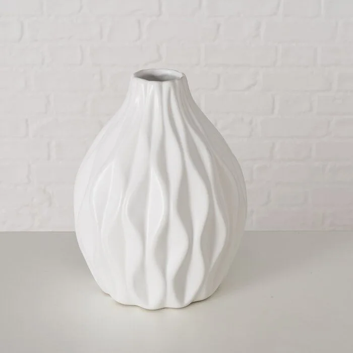 Einzelbild-ksCA90f5-large Vase Zalina Porzellan weiß 16cm
