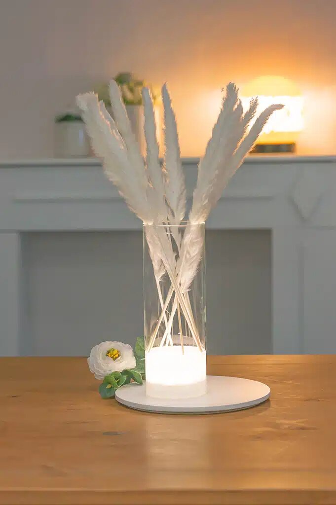 Glasvase Tanalo LED klar 20cm