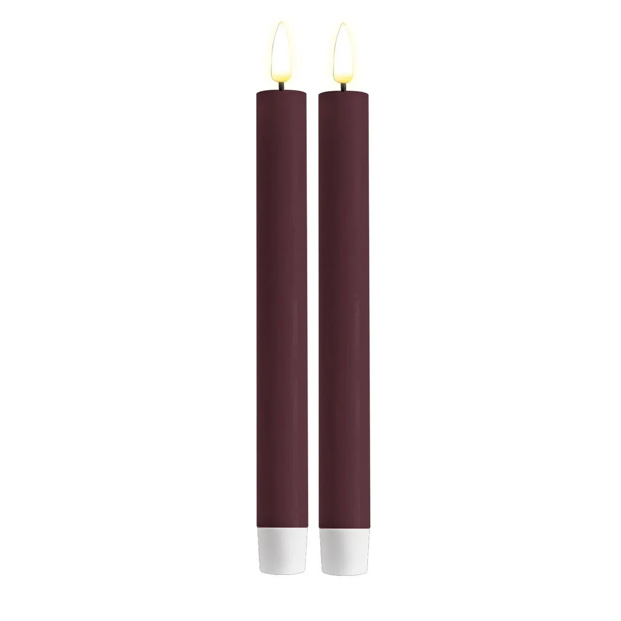 RF-0401FTbmYgz6jSQ61 Stabkerze LED 24 cm Violett 2 Stück