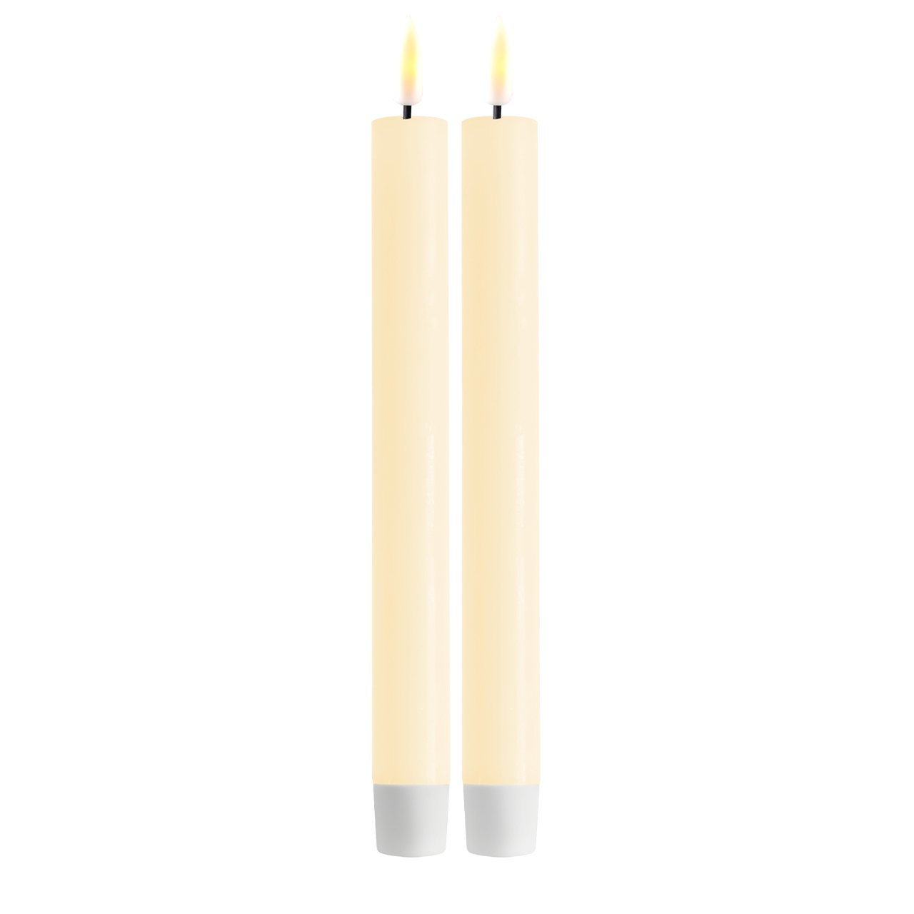2021-RF-0116 Stabkerze LED 24 cm creme 2 Stück