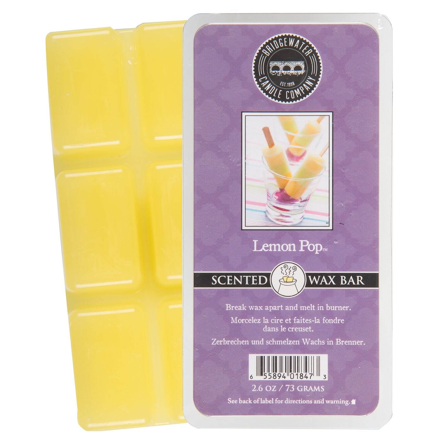Lemon Pop Wax Bar 73g - Bridgewater