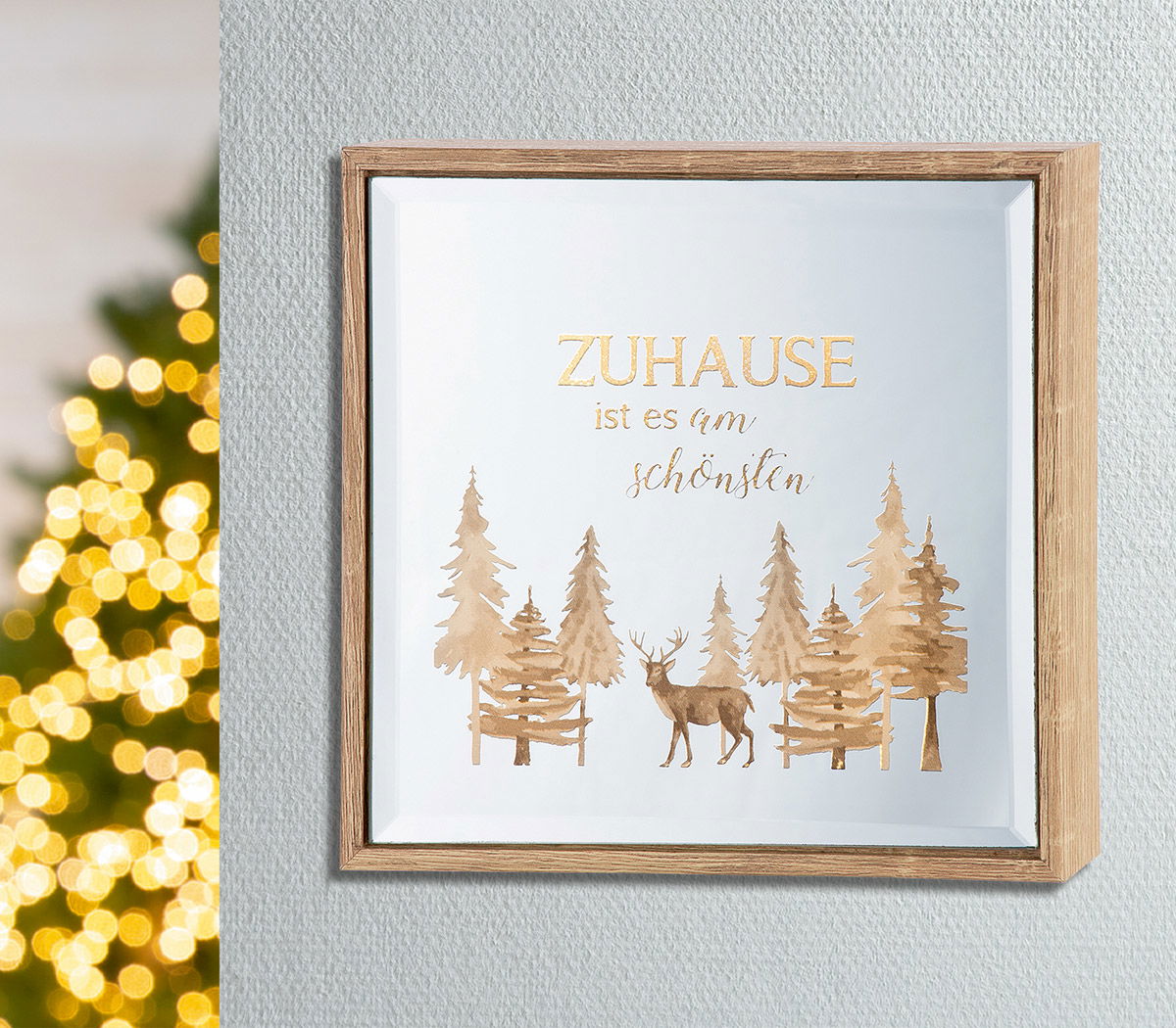 Spiegelbild Zuhause 21cm