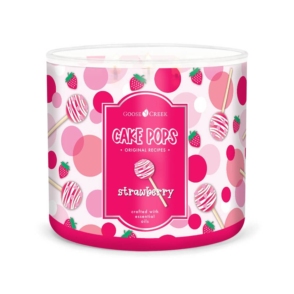 Strawberry Cake Pop 411g (3-Docht)