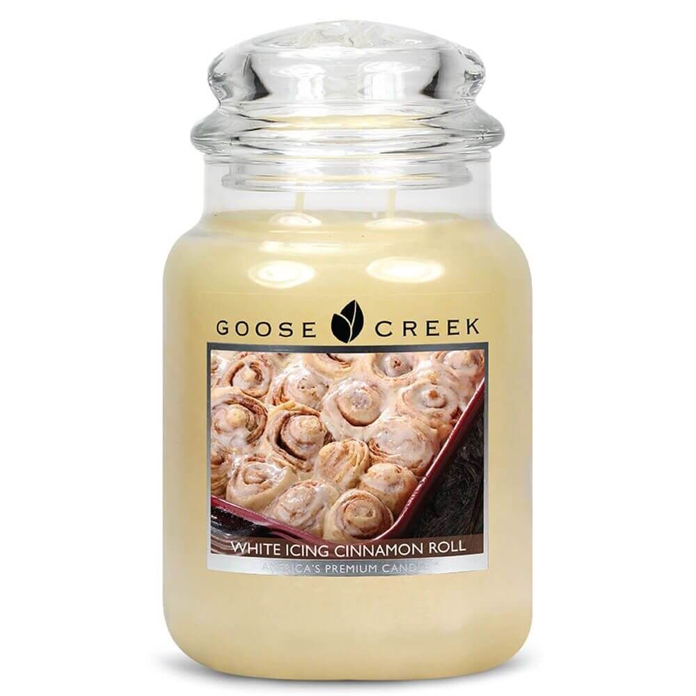 ES24607 White Icing Cinnamon Roll 680g von Goose Creek Candle
