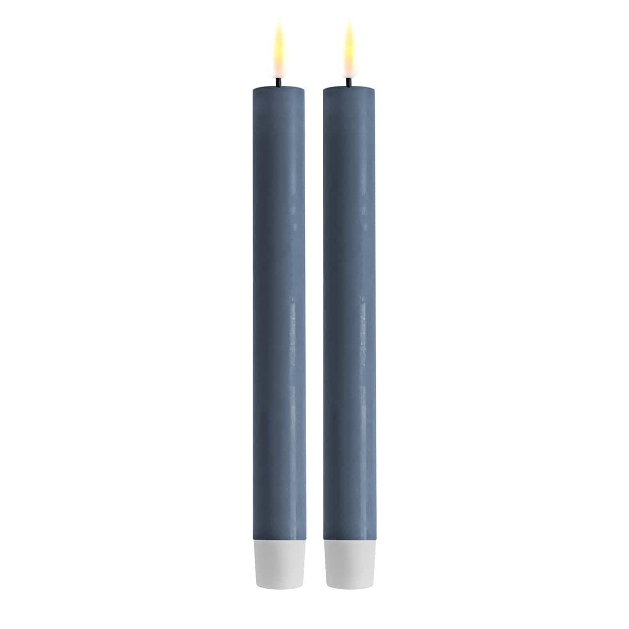 2021-RF-0331 Stabkerze LED 24 cm eisblau 2 Stück