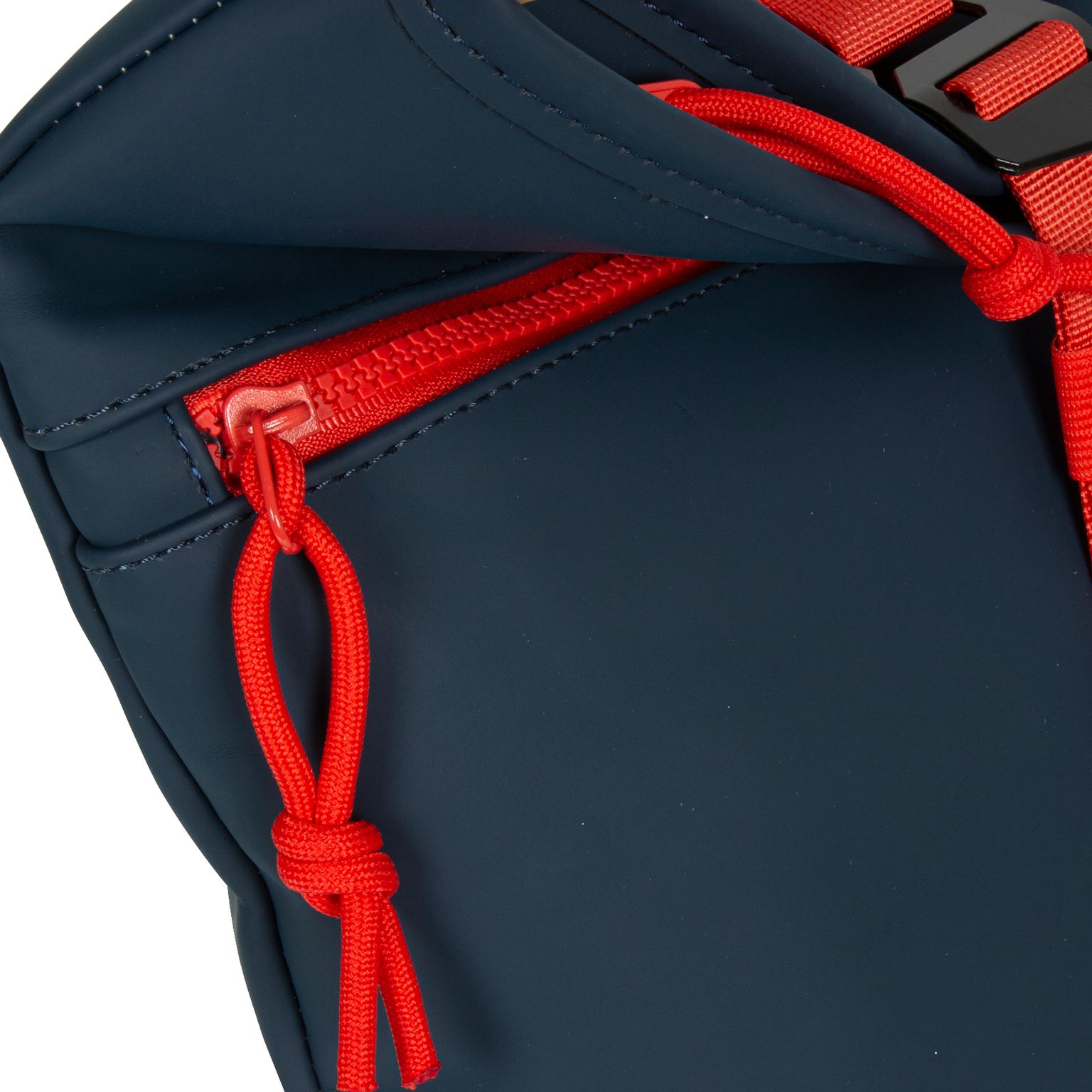 Tim - Los Angeles Rolltop Mini Rucksack navy/rot