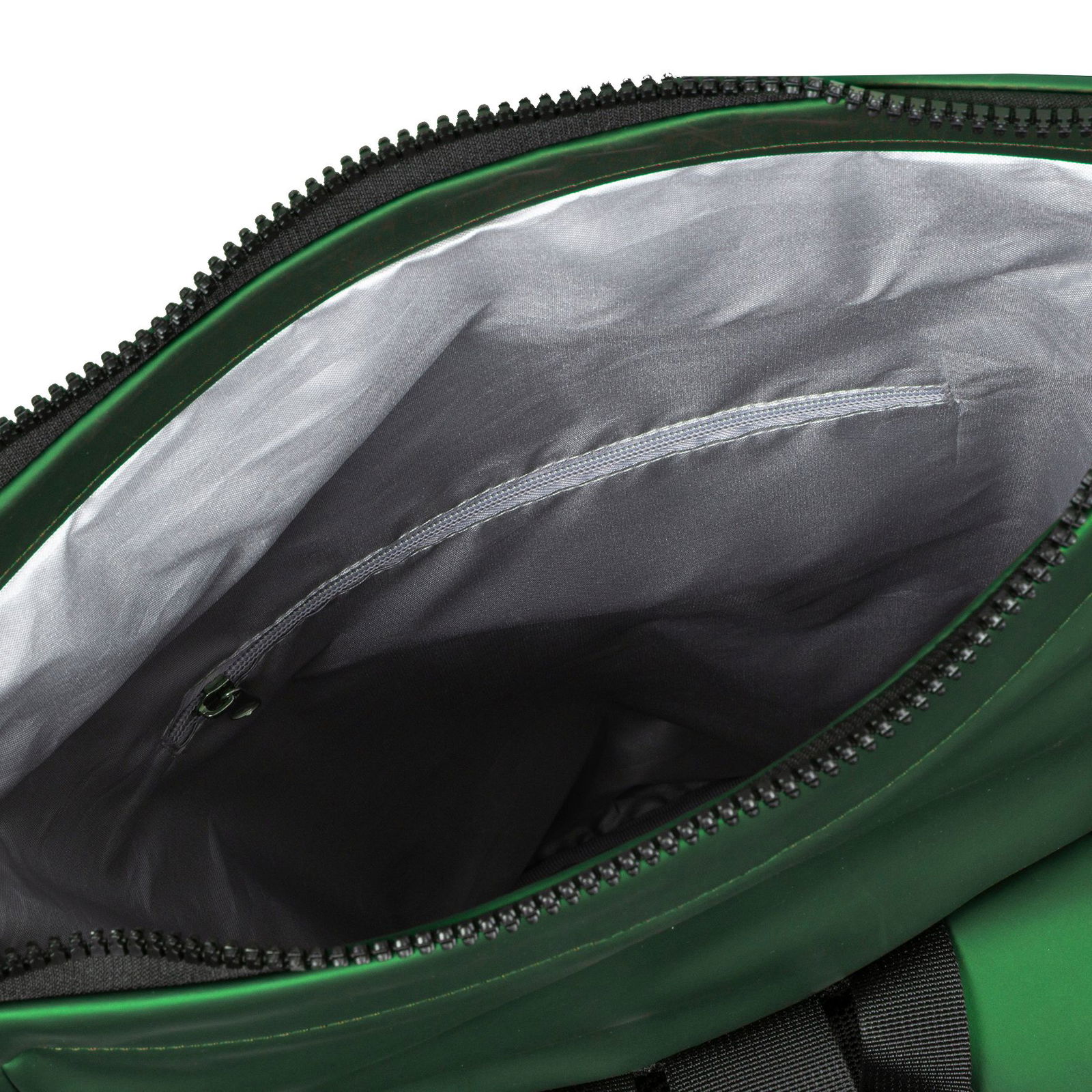 Mart - New York Rolltop Rucksack grün metallic