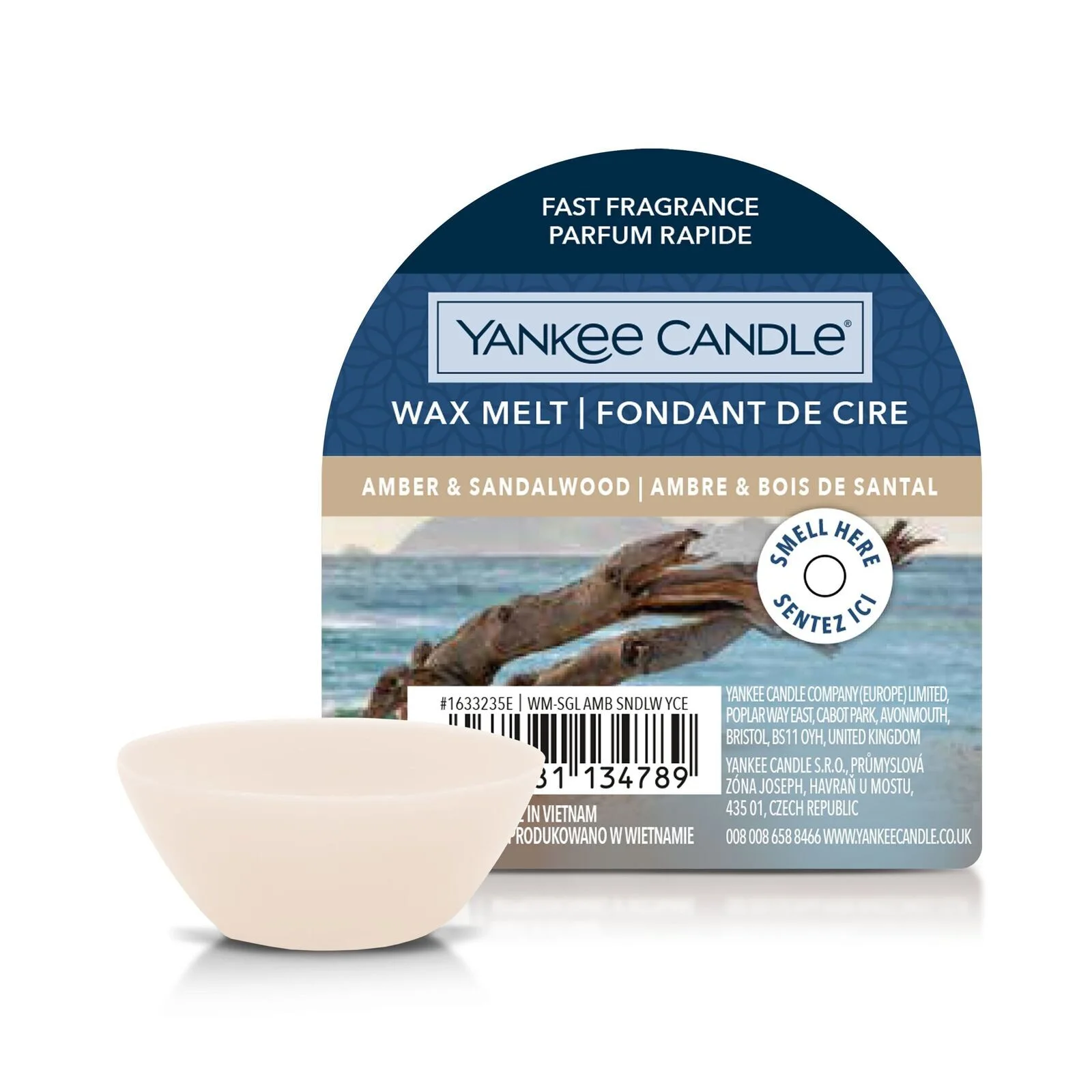 Amber-Sandalwood_WAX-MELT Amber & Sandalwood 22g