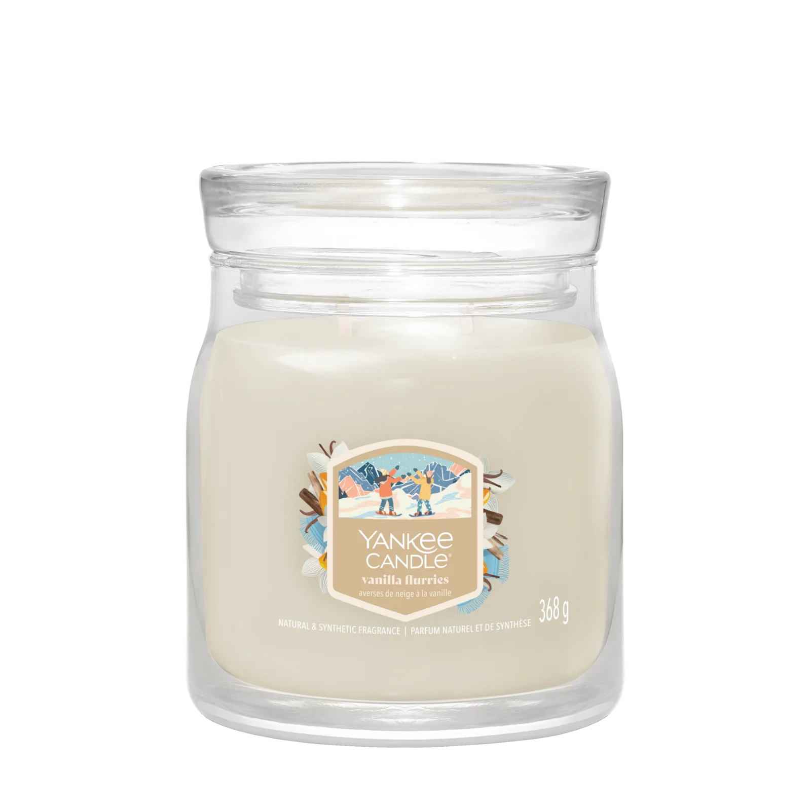 Vanilla Flurries Signature Medium Jar 368g 2-Docht Vanilla Flurries Signature Medium Jar 368g 2-Docht