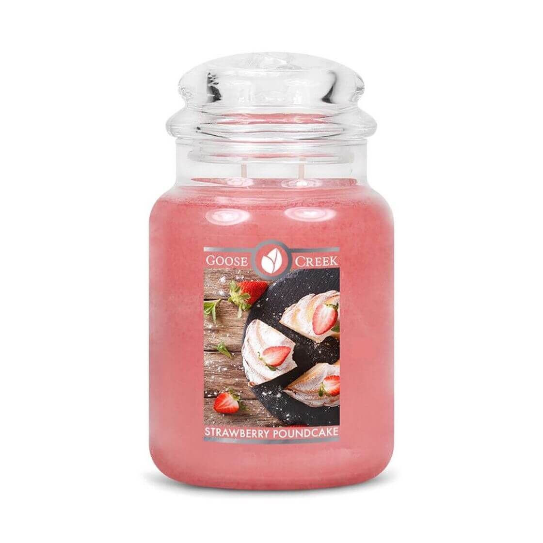 goose-creek-candle-strawberry-pound-cake-2-docht-kerze-680g Goose Creek Candle Strawberry Poundcake 680g 2-Docht Duftkerze