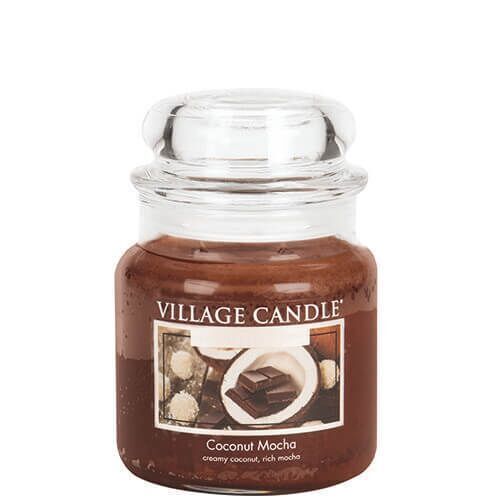 16oz-CoconutMocha Village Candle Coconut Mocha 411g