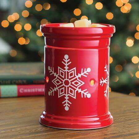 Red Snowflake Duftlampe elektrisch