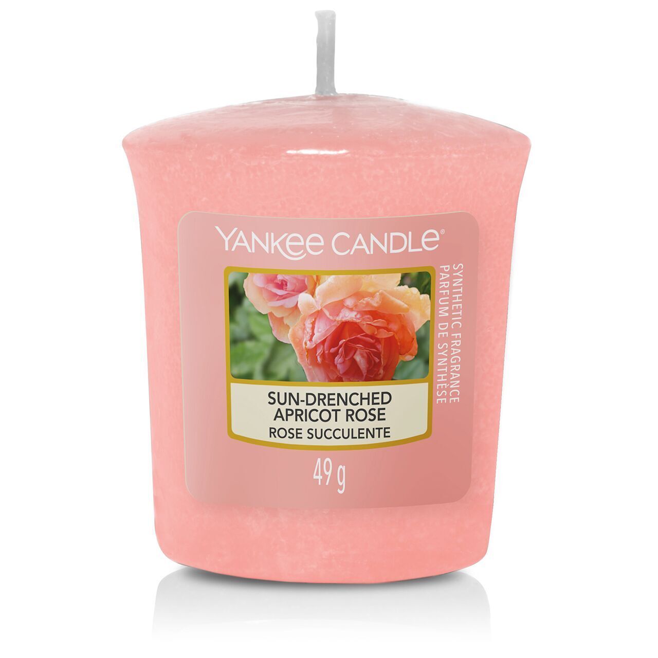 1577156E-Sun-Drenched-Apricot_VotiveE Sun-Drenched Apricot Rose 49g