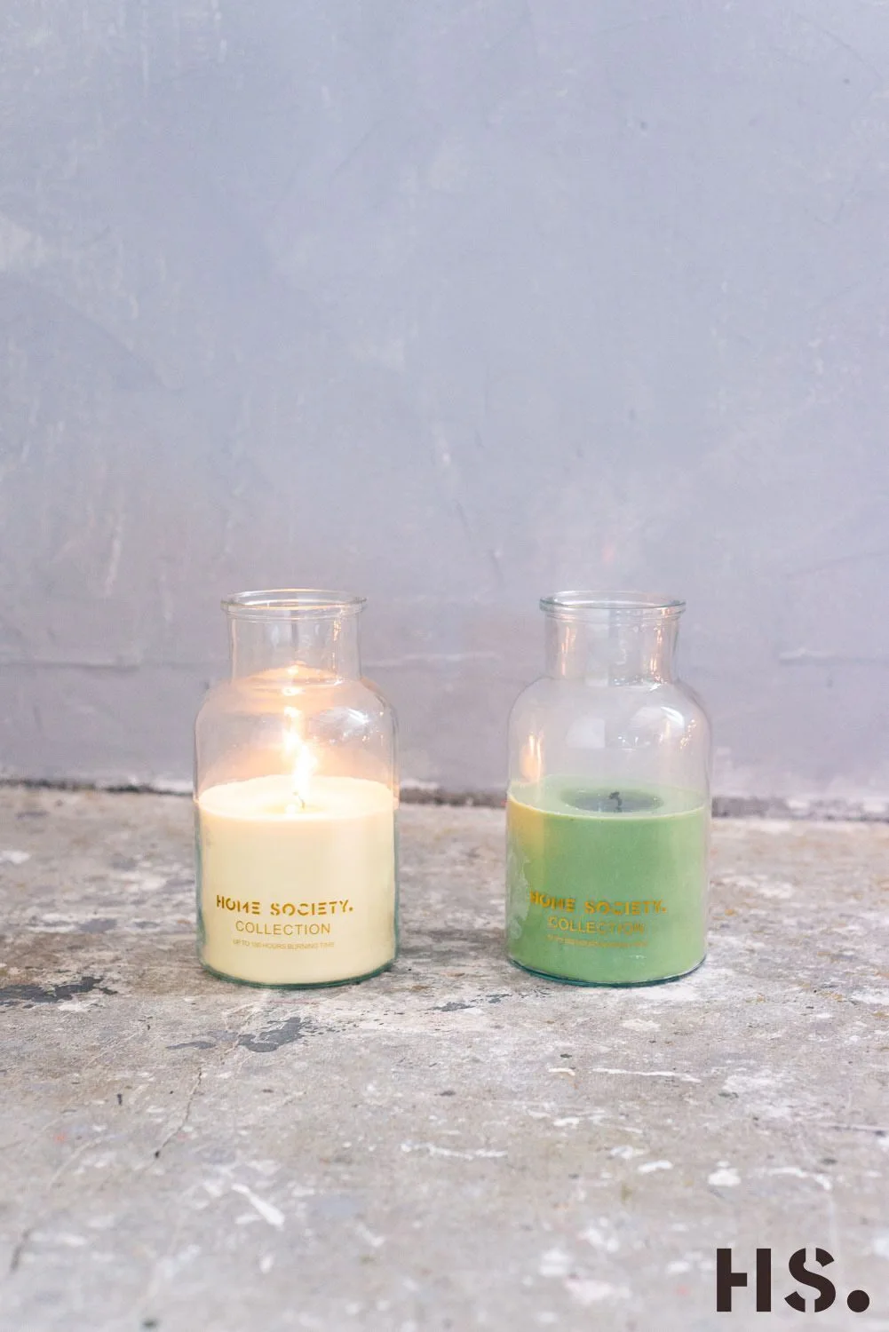 8bhUcDbw Jar Candle Lisse sand klein