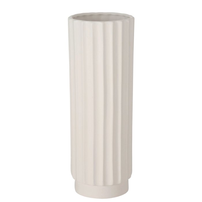 Vase Vianello 31cm weiß Keramik