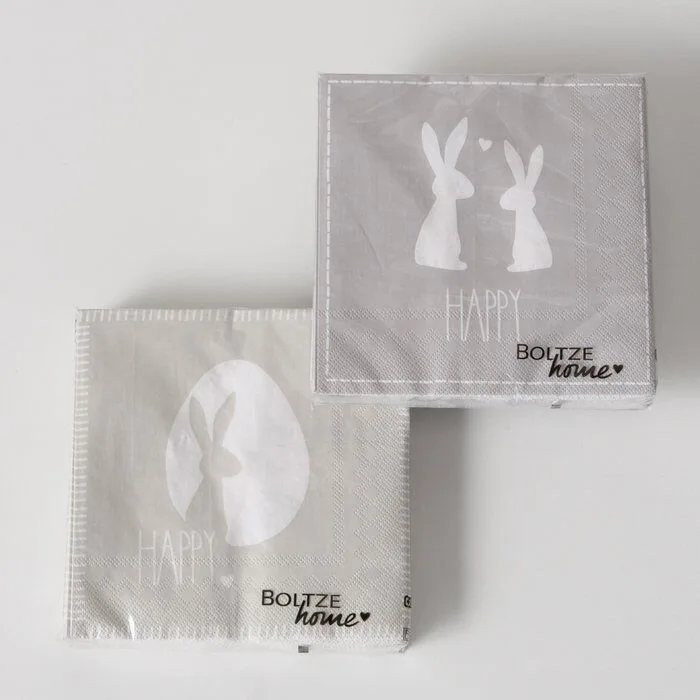 Hauptbild-Riga9OSn-large Serviette Jody 20 Stück weiß/grau Variante 2