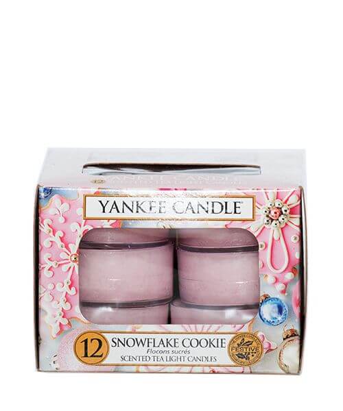 Yankee Candle Teelichte Snowflake Cookie