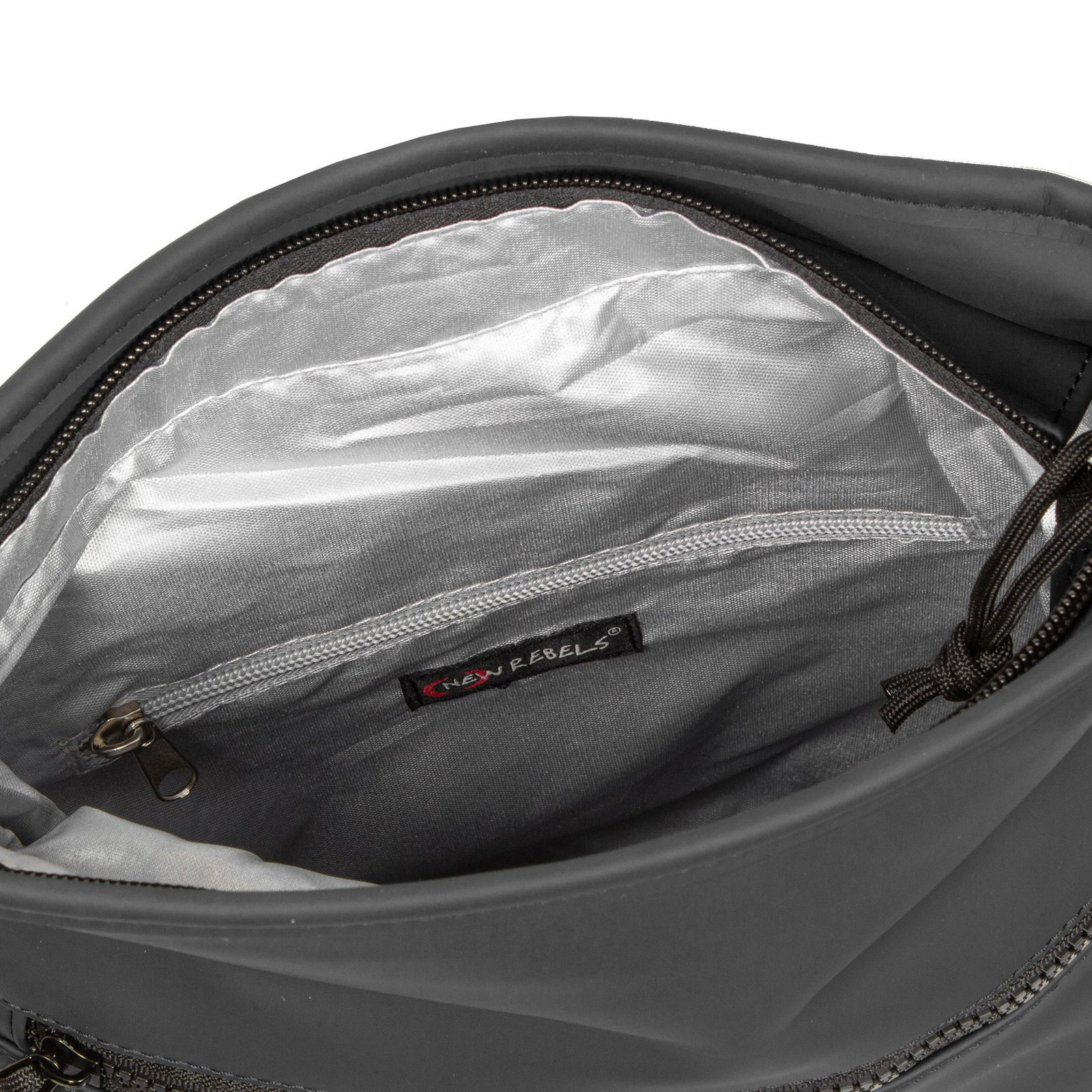 Mart - Los Angeles Rolltop Mini Rucksack schwarz