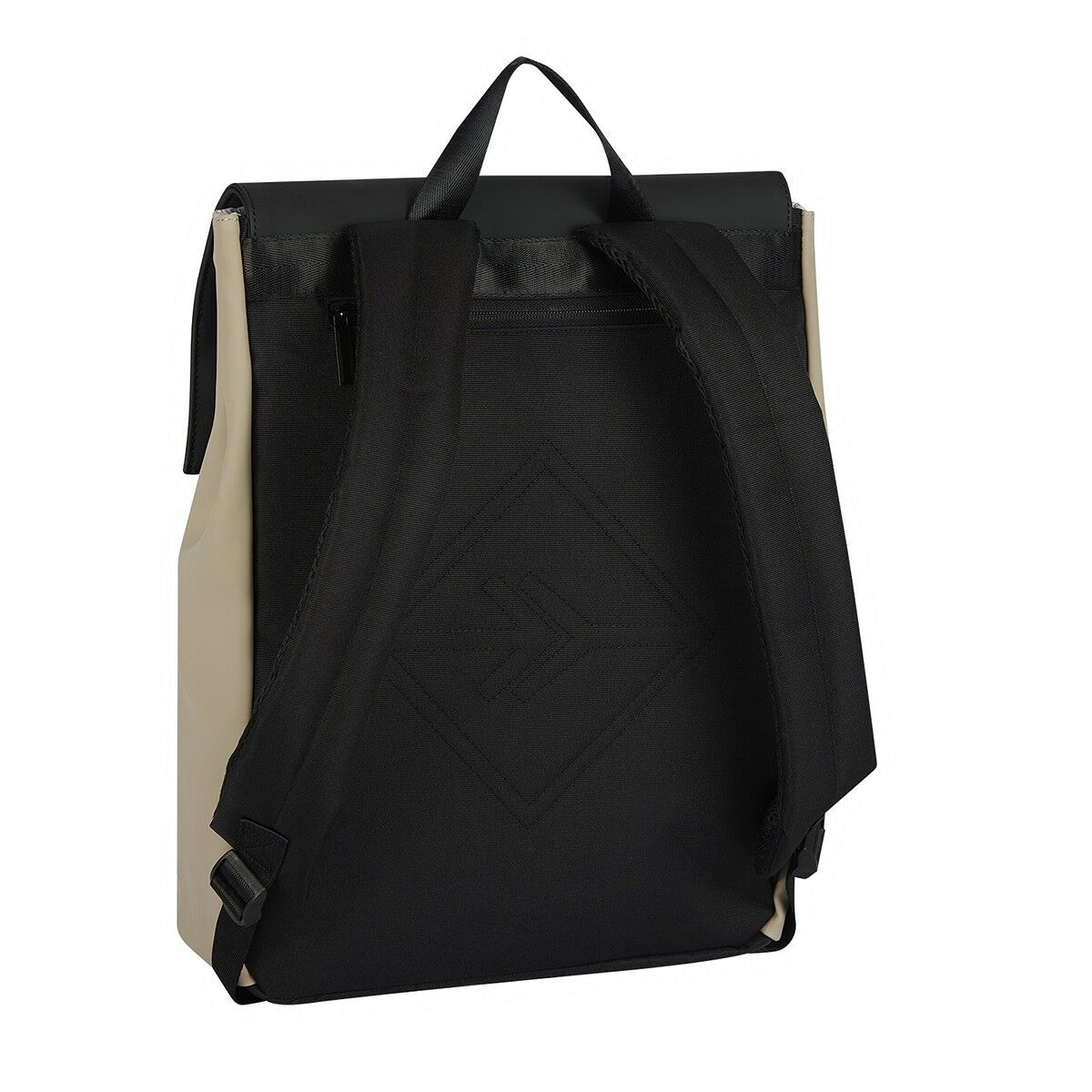 DD3F3377FA3D152DDCD987E5D674C138BB9DE97F Fane - Lincoln Flap Rucksack 17L schwarz/beige
