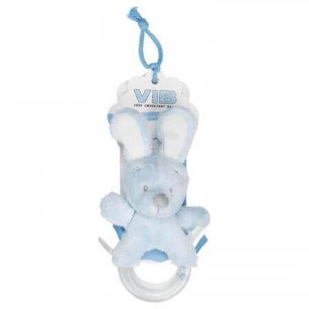 VIB-RATBBG001 Plüsch Rassel Rabbit Blau