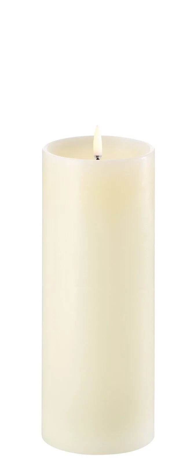 UL-PI-IVS-C78020-large Uyuni LED Stumpenkerze shoulder 7,8x20cm Ivory