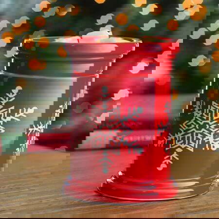 Red Snowflake Duftlampe elektrisch