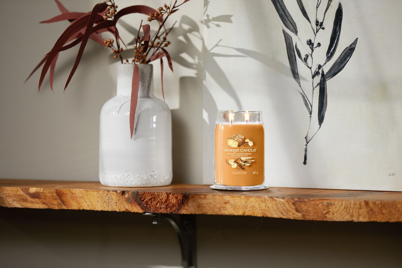 Spiced_Banana_Bread_Large-1 Spiced Banana Bread Signature Large Jar 567g 2-Docht