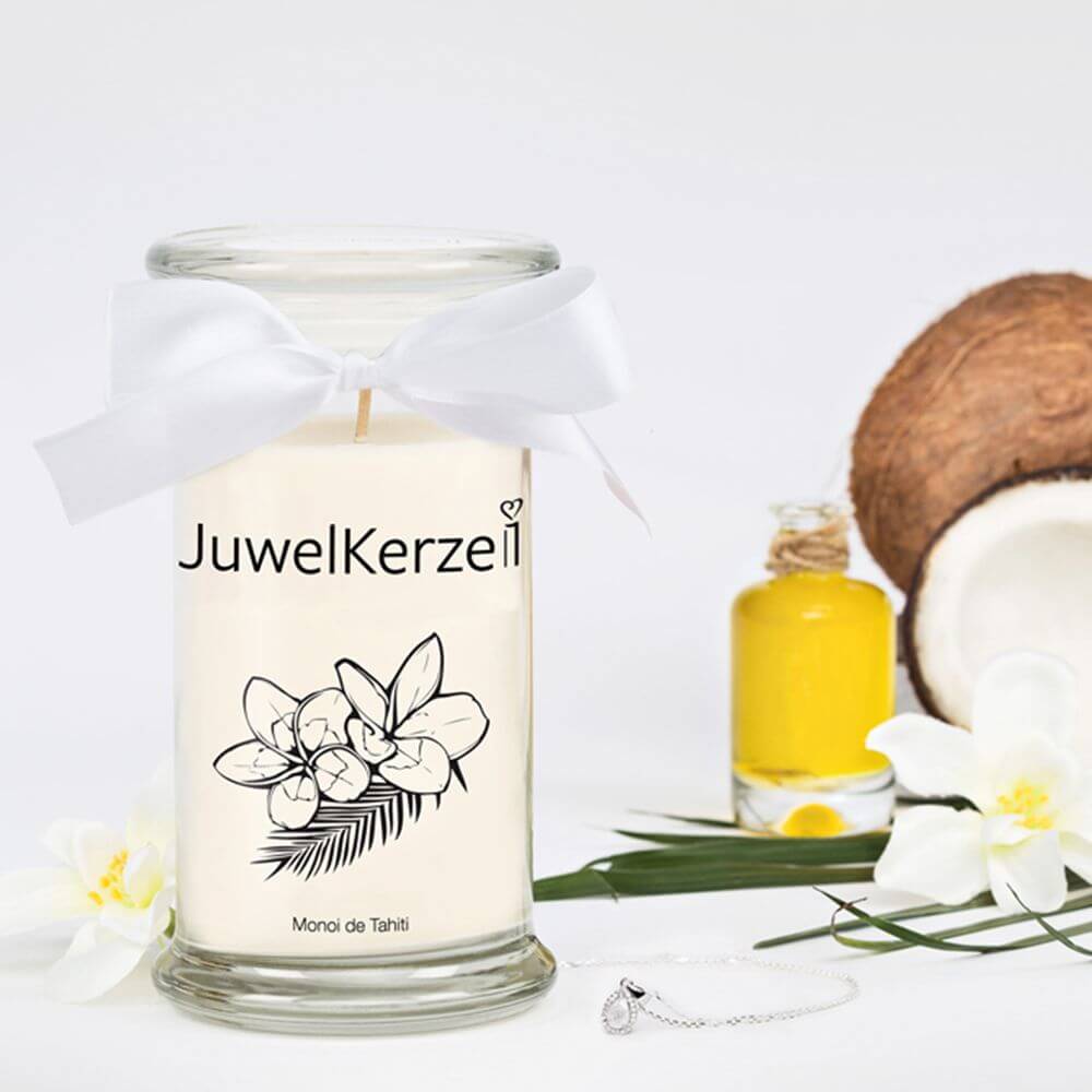 JuwelKerze Monoi de Tahiti (Halskette mit Anhänger) 380g