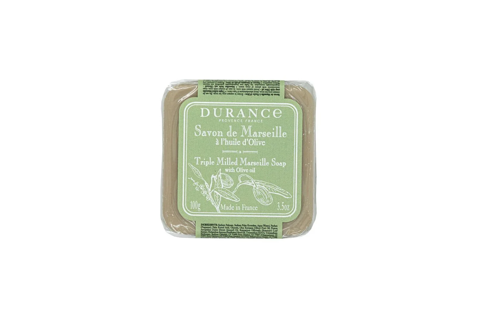 Olive-Oil-100g Marseiller Seife mit Olivenöl 100g