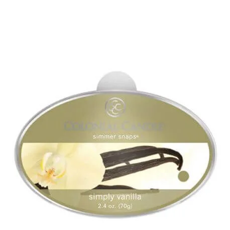 ccsnaps-13395594ff7651237 Colonial Candle Simply Vanilla Simmer Snaps 70g
