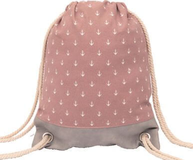 Turnbeutel kleine Anker Rose 018