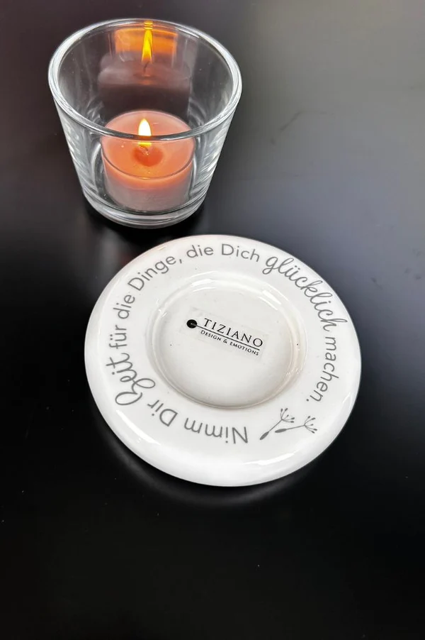 Dekolicht Lumina mit Glas Visco "Nimm Dir..."