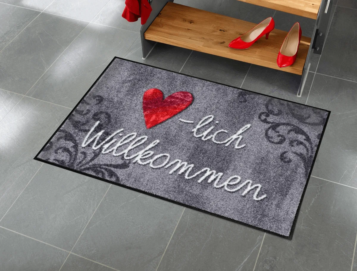 sld1252-050x075_herzlich-aquarell_m2 Wohnmatte Herzlich Aquarell