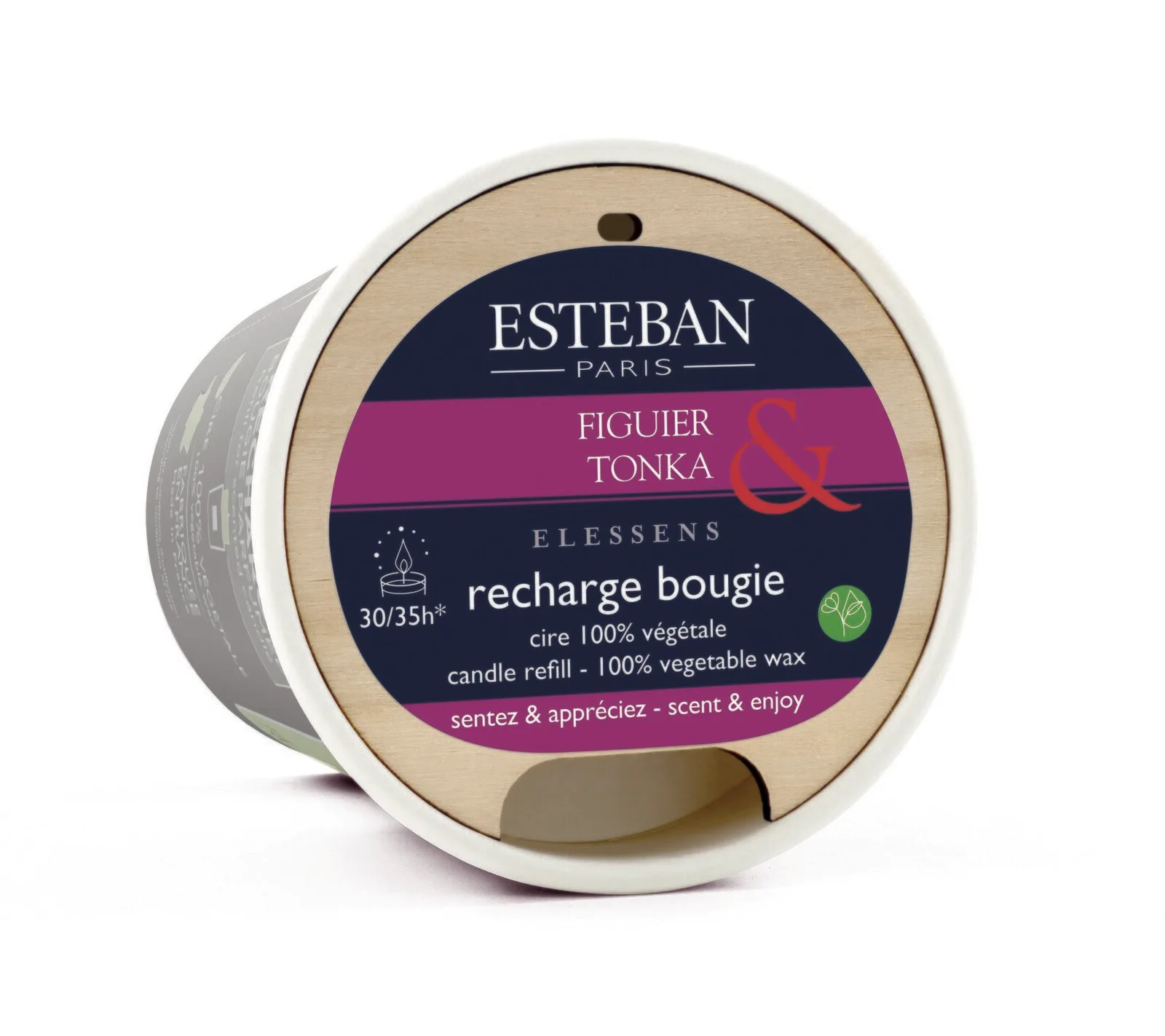 EFT-014_2 Feigenholz & Tonka Nachfüller für Duftkerze 170g