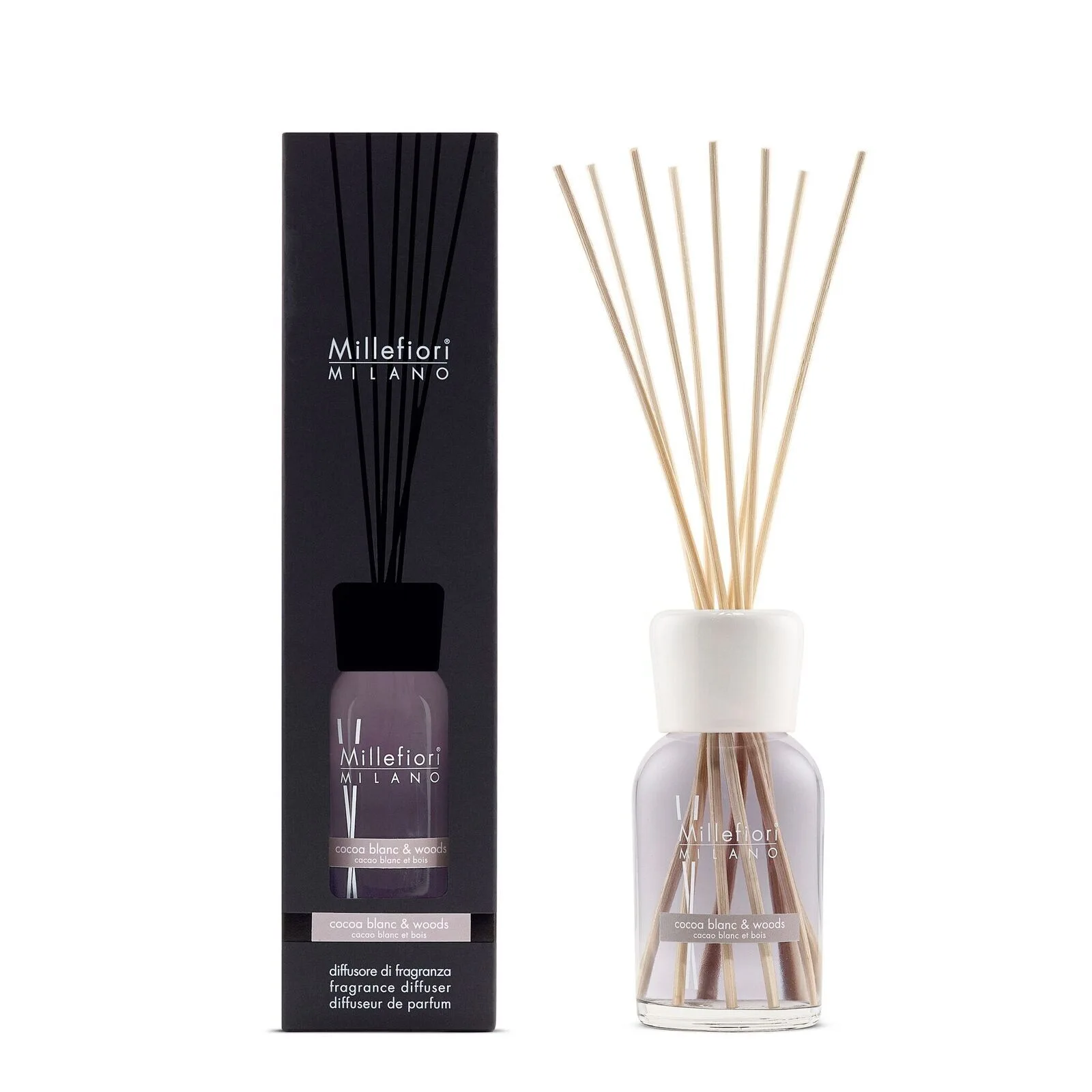 7DDCB Cocoa Blanc & Wood - Milano Reed Diffuser 250ml