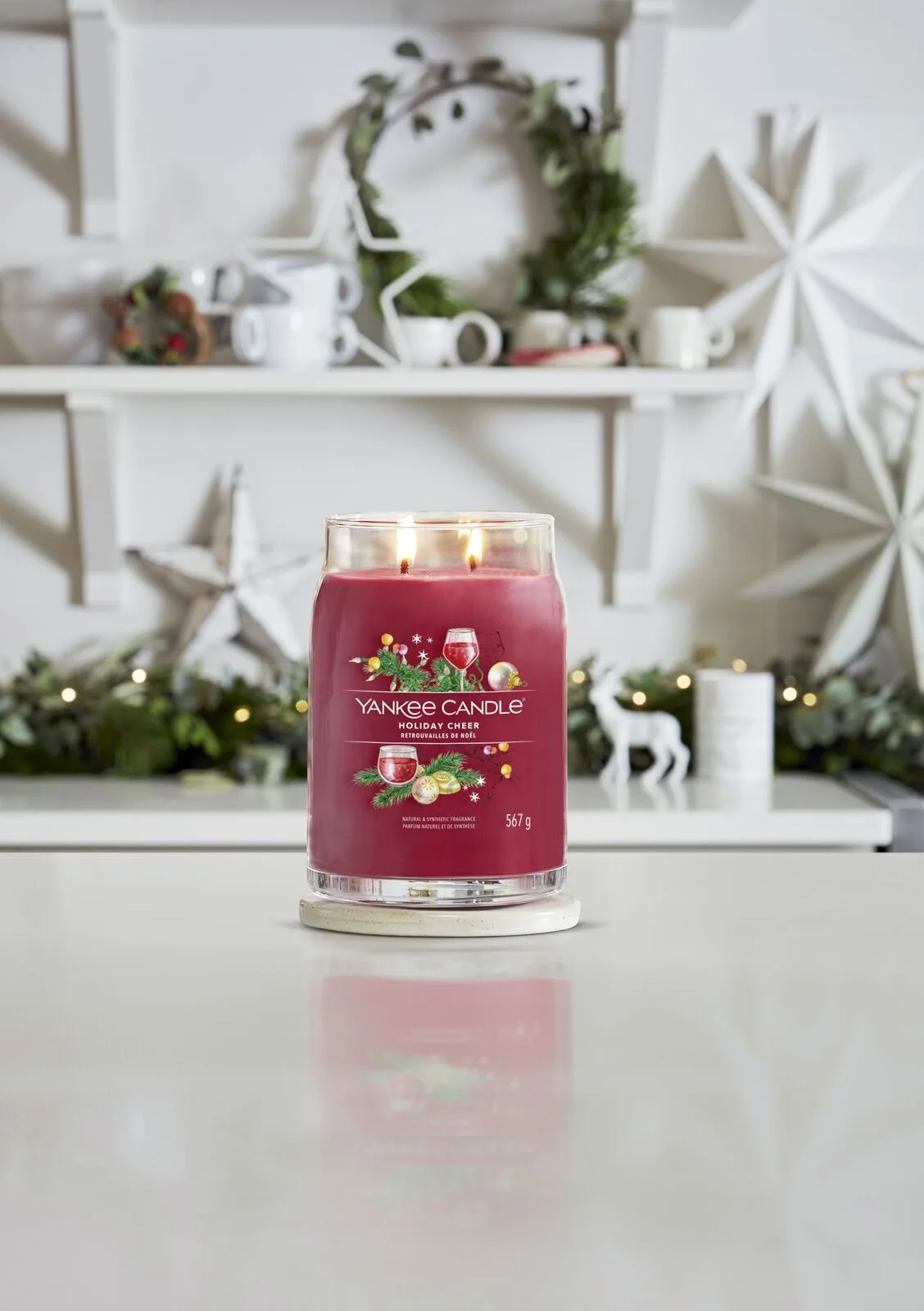 Holiday_Cheer_Large_2f-1 Holiday Cheer Signature Jar 567g 2-Docht