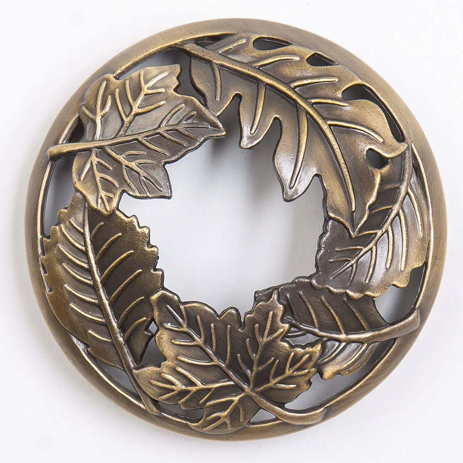 10022 Golden Leaves Candle-Lid