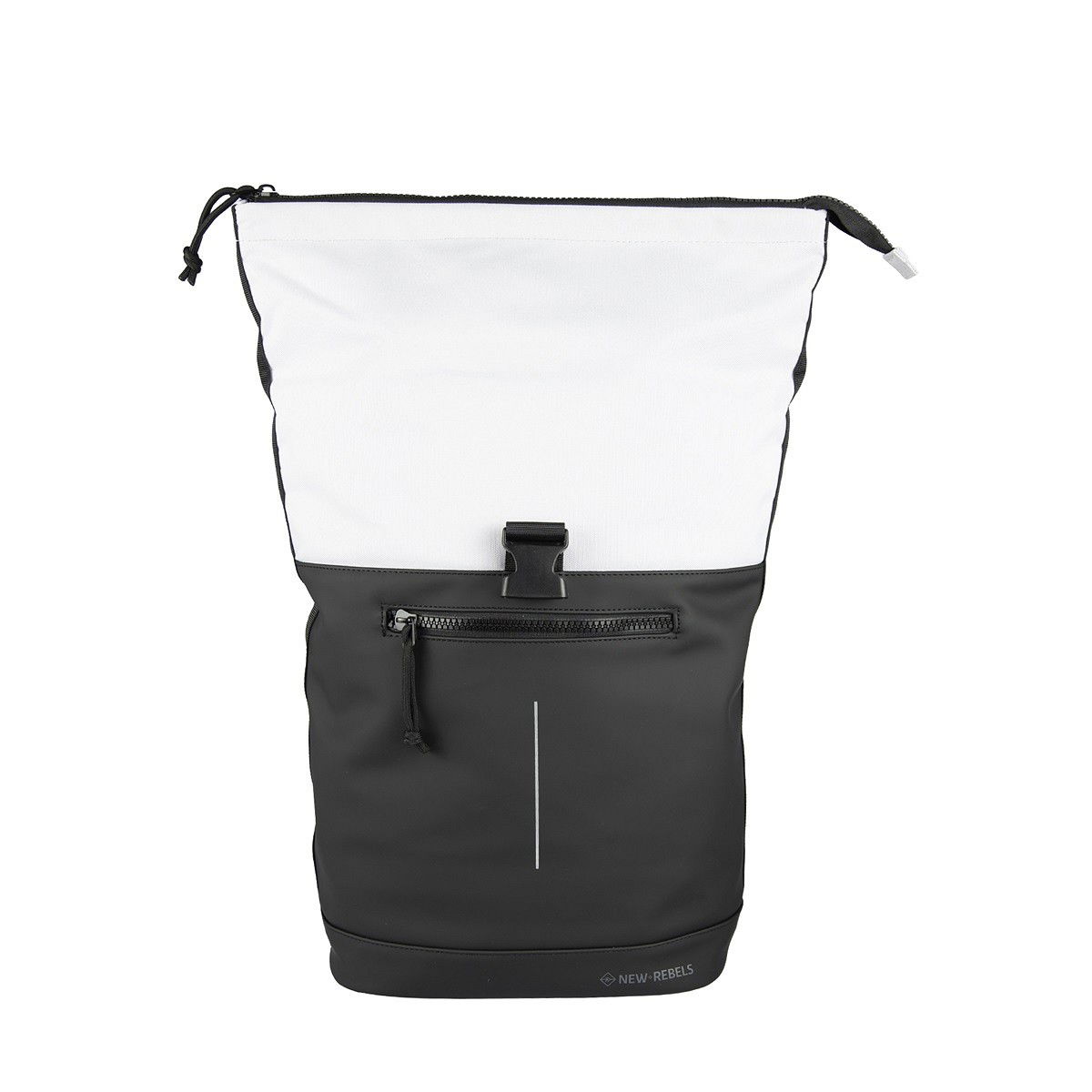 Backham - New York Rolltop Rucksack hellgrau