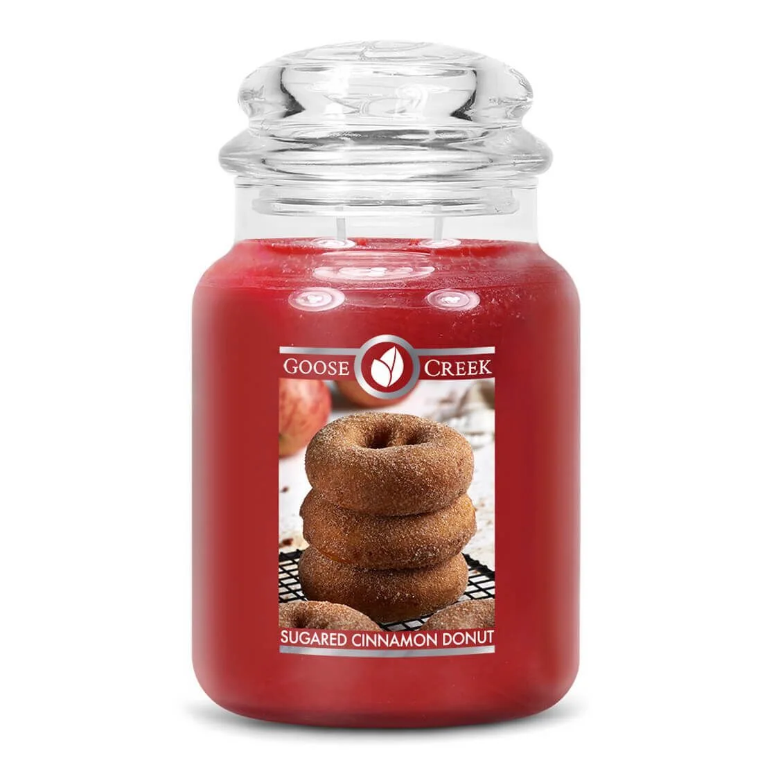 sugared-cinnamon-donut-2-docht-kerze-680g Sugared Cinnamon Donut 680g