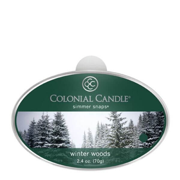 ccsnaps-7065594ff7a6ac05 Colonial Candle Winter Woods Simmer Snaps 70g