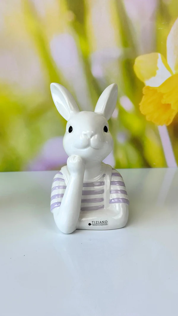 Büste Hase Enzo 20cm lila Büste Hase Enzo 20cm lila